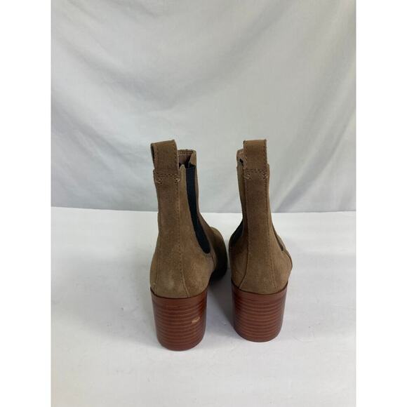 Steve Madden Rhiannon Suede Chelsea Ankle Boot in Brown Size 7 - Picture 5 of 6